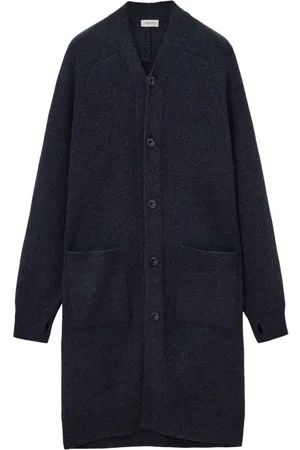 LEMAIRE Lang cardigan med V-hals