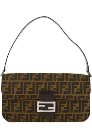 Fendi 1990-2000 Zucca skuldertaske med monogram