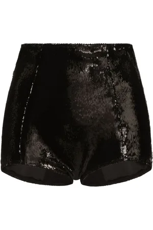 Dolce & Gabbana Højtaljede shorts med pailletter