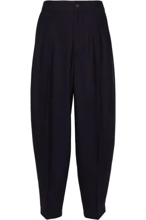 Ralph Lauren Cropped skræddersyede bukser i uldblanding