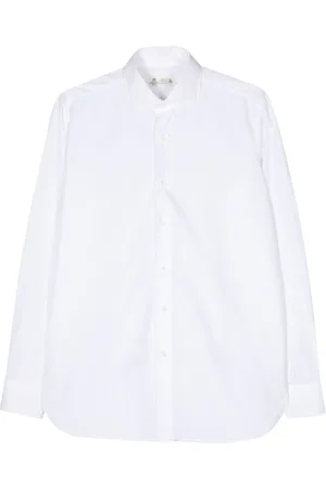 LUIGI BORRELLI NAPOLI Poplin-skjorte