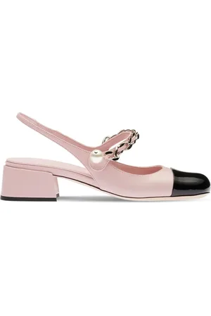 Miu Miu Slingback-pumps i læder