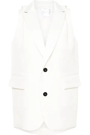 SACAI Vest med plisseret detalje