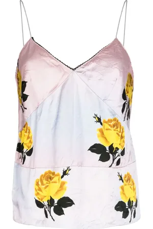 MERYLL ROGGE Ombré tanktop med blomstertryk