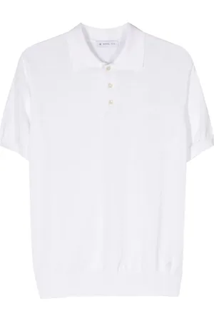 Manuel Ritz Finstrikket polo med broderet logo