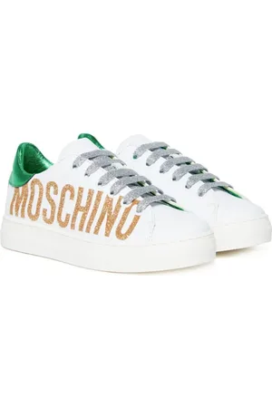 Moschino Sneakers med glimmer og logotryk