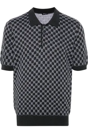 Kiton Polo med monogram-jacquard