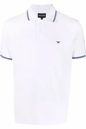 Emporio Armani Skjorte i bomuld med logotryk