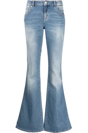 BLUMARINE Bootcut-jeans med lav talje