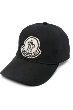 Moncler Kasket med logoapplikation