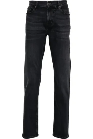 7 for all Mankind Slimmy Luxe Performance jeans med mellemhøj talje og smal pasform