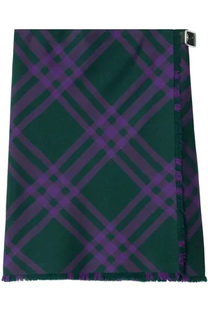 Burberry Vintage-ternet nederdel med lige pasform