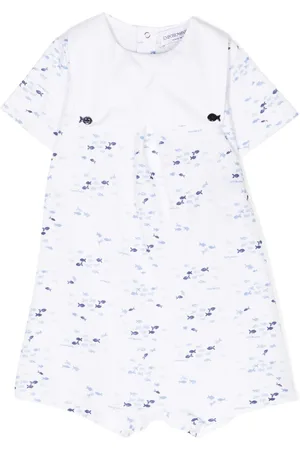 Emporio Armani Babydragt med heldækkende fisk-tryk