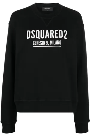 Dsquared2 Sweatshirt med rund hals og logotryk
