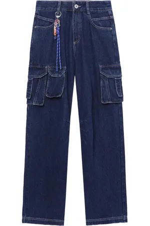 BAPY Højtaljede jeans med lige ben