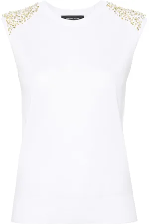 Fabiana Filippi Finstrikket pailletudsmykket cardigan