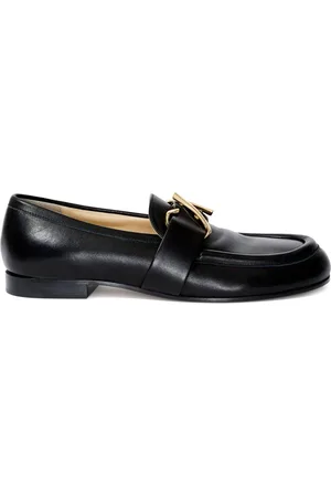 Proenza Schouler Loafers i læder med monogram-plade