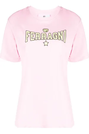 Chiara Ferragni T-shirt med logobogstaver