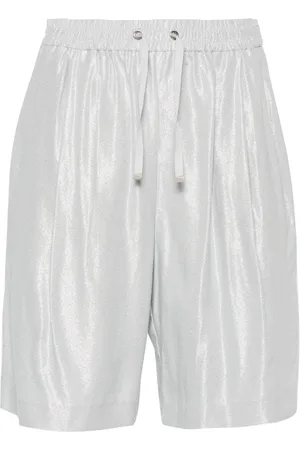 HERNO Shorts med plisseret detalje