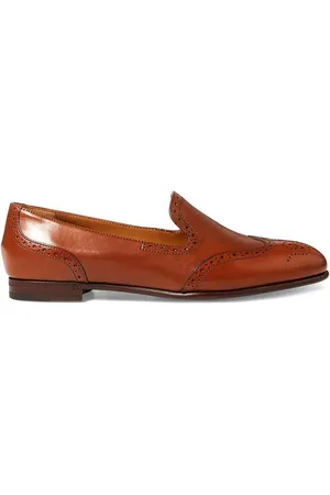 Ralph Lauren Quincy loafers med perforeret detalje