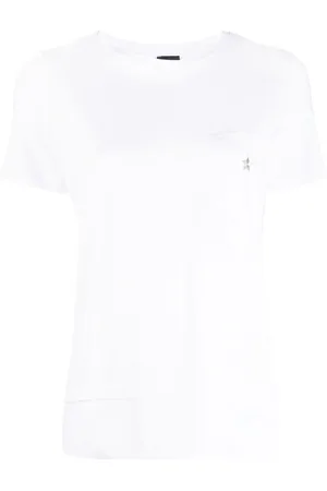 LORENA ANTONIAZZI T-shirt med broderet logo