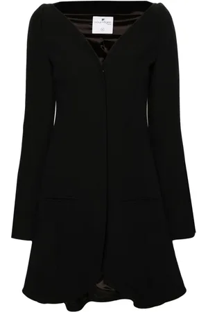 Courrèges Ellipse Heritage frakke i crepe