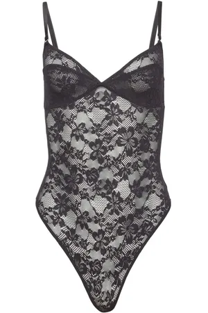FLEUR DU MAL Le Stretch bodysuit med blonder