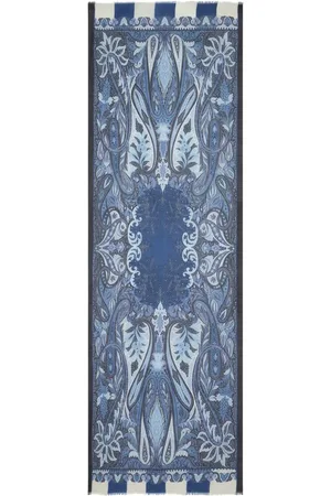 Etro Tørklæde i paisley-jacquard med frynser