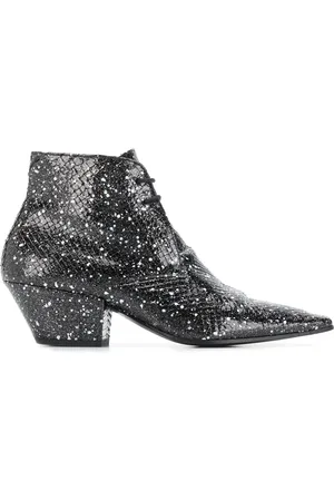 Saint Laurent Belle 45-støvler med snøre