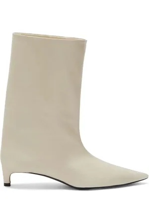 Jil Sander 30mm ankelstøvler i læder