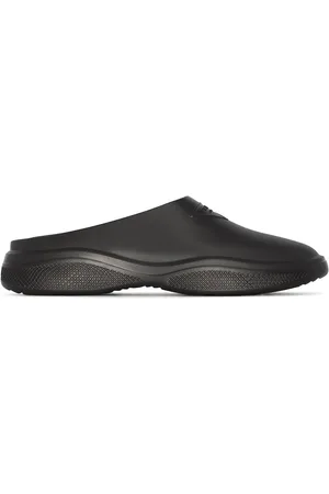 Prada Mellow mules med logoudsmykning