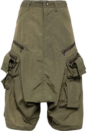 JULIUS Cargo-shorts med mellemhøj talje og sænket skridt