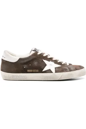 Golden Goose Super-Star sneakers med slitageeffekt