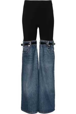 COPERNI Hybrid bukser med denimpaneler