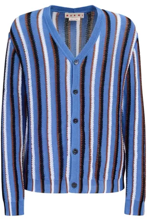 Marni Stribet cardigan med V-hals