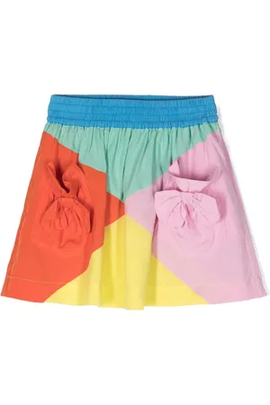 Stella McCartney Nederdel med colourblocking og sløjfe