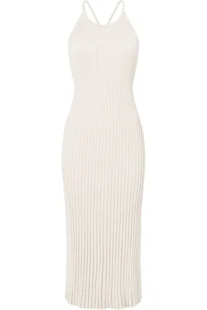 Proenza Schouler Ribstrikket Vida midi-kjole
