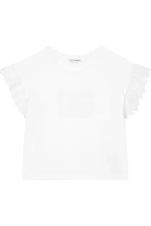Dolce & Gabbana Broderie anglaise T-shirt