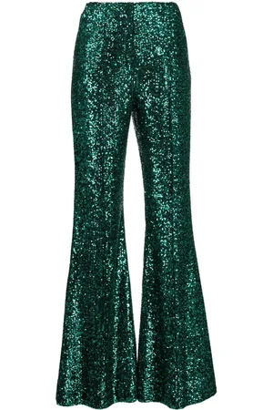 Elie saab Bukser med pailletter og svaj