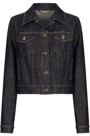 Dolce & Gabbana Denimjakke med logoapplikation