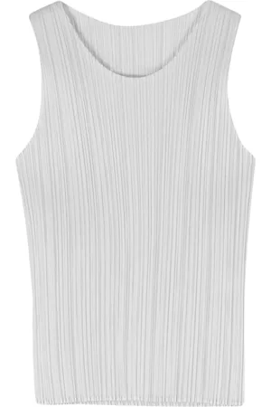 PLEATS PLEASE ISSEY MIYAKE Plisseret T-shirt uden ærmer