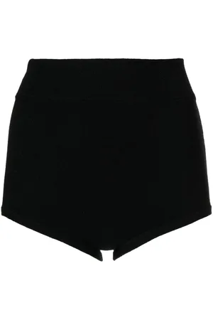 Cashmere In Love Strikkede Felix shorts med logomærke