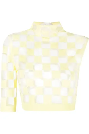 Sportmax Cropped ternet top