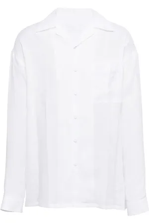 Prada Skjorte med hakket krave