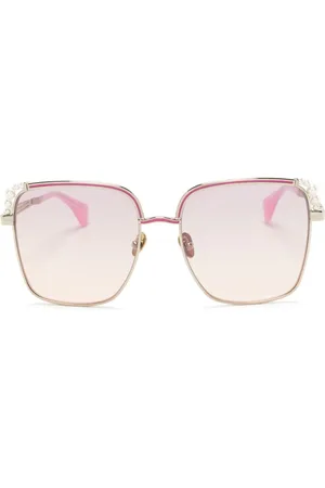 Vivienne Westwood Oversize solbriller med perledetalje