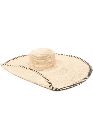 Lanvin Hat i bast med kastesting