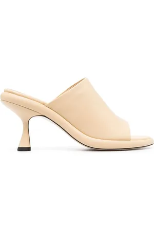 Wandler 80mm slip on-sandaler i læder