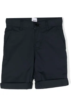 HUGO BOSS Strækbare shorts med oprullet kant
