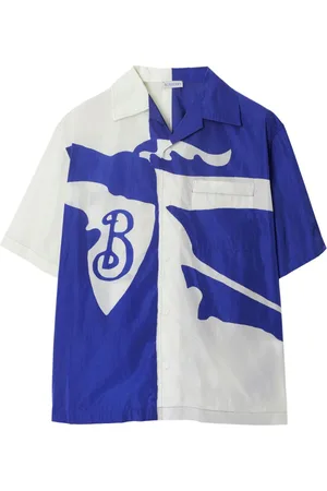 Burberry Tofarvet Equestrian knight-skjorte