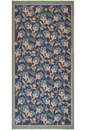 Etro Frynset tørklæde med blomstertryk